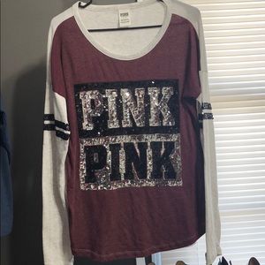 PINK bling long sleeve